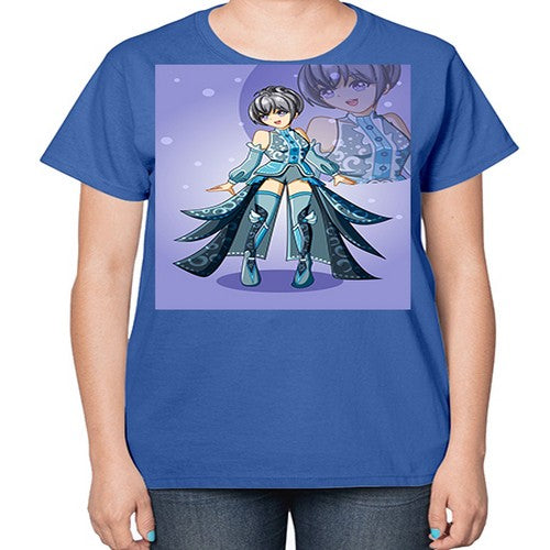 game of beautiful girl140# - anime-  Ladies T-Shirt