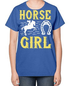 horse girl Style 51# - horse-  Ladies T-Shirt