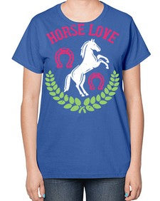 horse love Style 50# - horse-  Ladies T-Shirt