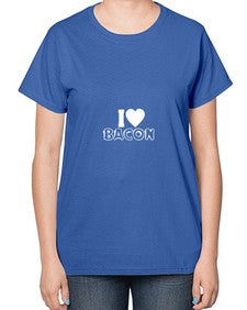 i bacon a 1079# - bacon-  Ladies T-Shirt