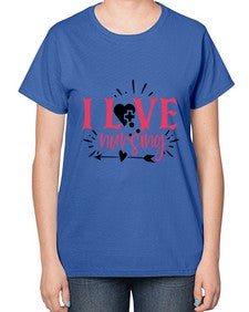 i love nursing Style Style 900# - nurse-  Ladies T-Shirt