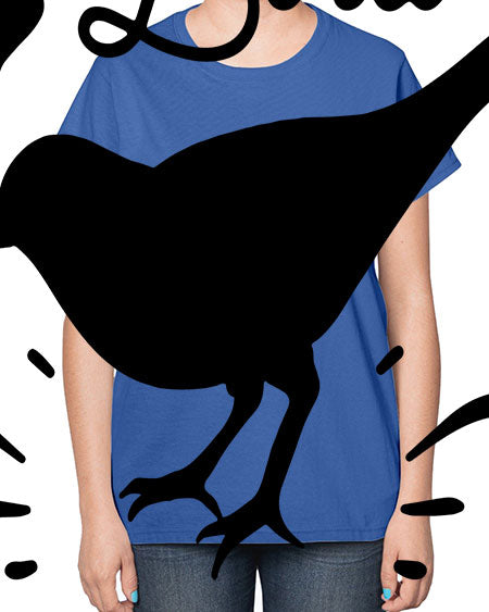 if you are a bird i am a bird 53# - birds-  Ladies T-Shirt