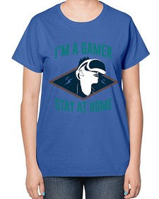 im gamer stay at home 119# - video games-  Ladies T-Shirt