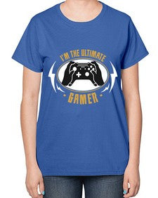 im the ultimate gamer 122# - video games-  Ladies T-Shirt