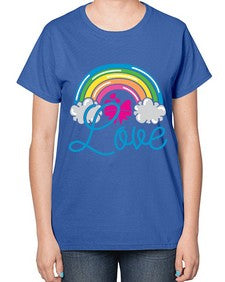 love 276# - unicorn-  Ladies T-Shirt
