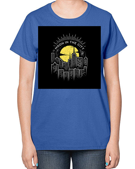 mooninthecity 2# - moon-  Ladies T-Shirt