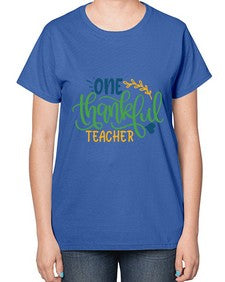 one thankful teacher Style 334# - teacher-  Ladies T-Shirt