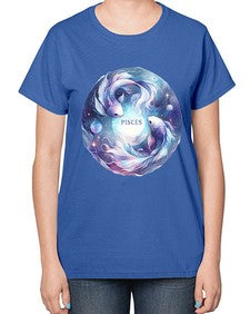 pisces 348# - pisces-  Ladies T-Shirt