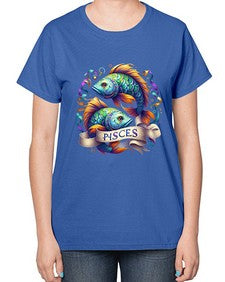 pisces 361# - pisces-  Ladies T-Shirt