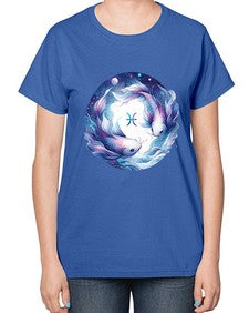 pisces 363# - pisces-  Ladies T-Shirt