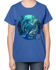 pisces 364# - pisces-  Ladies T-Shirt