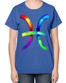 pisces 370# - pisces-  Ladies T-Shirt