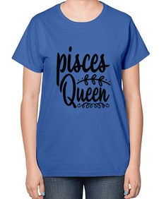 pisces queen 378# - pisces-  Ladies T-Shirt