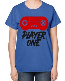 play one 145# - video games-  Ladies T-Shirt