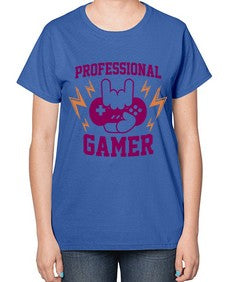 professional gamer 148# - video games-  Ladies T-Shirt