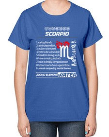 scorpio 456# - scorpio-  Ladies T-Shirt