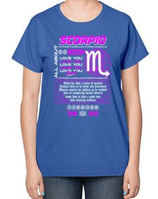 scorpio 457# - scorpio-  Ladies T-Shirt