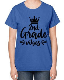 second Grade vibes 838# - second grade-  Ladies T-Shirt