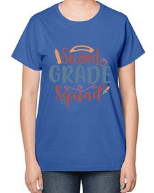 second grade squad 831# - second grade-  Ladies T-Shirt