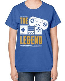 the legend 156# - video games-  Ladies T-Shirt