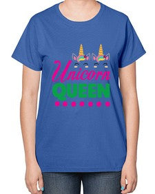 unicorn queen 481# - unicorn-  Ladies T-Shirt
