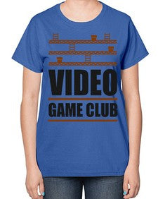 video game club 160# - video games-  Ladies T-Shirt