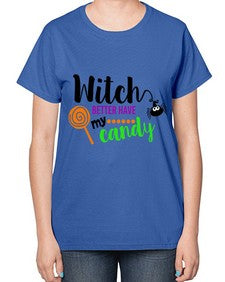 witchbetterhavecandy 12# - witch-  Ladies T-Shirt