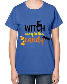 witchwaycandy 4# - witch-  Ladies T-Shirt