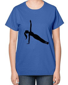 yoga pose  637# - yoga-  Ladies T-Shirt