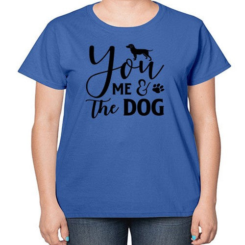 you me the dog 252# - dogs-  Ladies T-Shirt