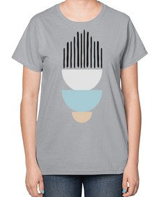 Abstract Shape 190# - art pop art-  Ladies T-Shirt