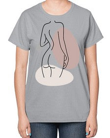 Abstract Shape 195# - art pop art-  Ladies T-Shirt