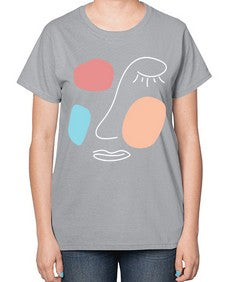 Abstract Shape 201# - art pop art-  Ladies T-Shirt