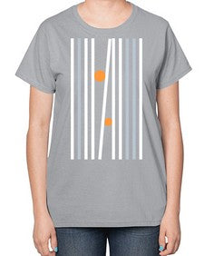 Abstract Shape 202# - art pop art-  Ladies T-Shirt