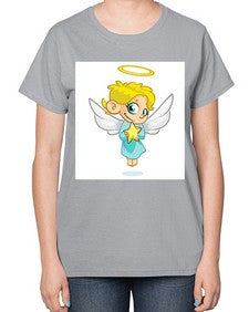 Angel 7# - cartoon general-  Ladies T-Shirt