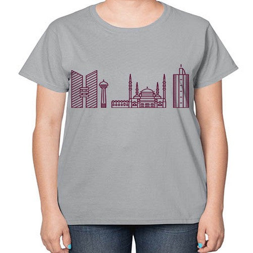 Ankara 331# - cities-  Ladies T-Shirt