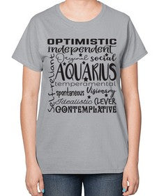 Aquarius 563# - aquarius-  Ladies T-Shirt