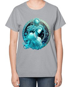 Aquarius 63# - aquarius-  Ladies T-Shirt