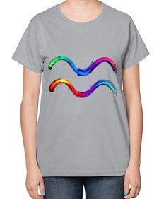 Aquarius 69# - aquarius-  Ladies T-Shirt