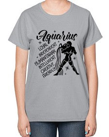 Aquarius 72# - aquarius-  Ladies T-Shirt