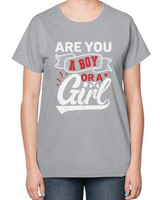 Are you a boy or a girl 2# - video games-  Ladies T-Shirt