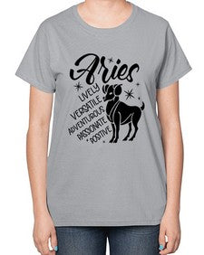 Aries 100# - aries-  Ladies T-Shirt