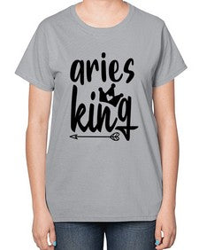 Aries king 108# - aries-  Ladies T-Shirt