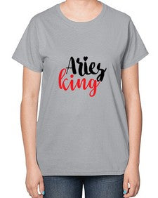 Aries king 96# - aries-  Ladies T-Shirt