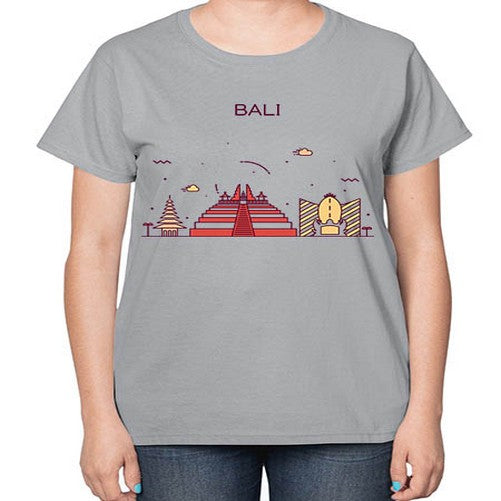 Bali 397# - cities-  Ladies T-Shirt