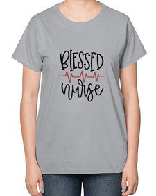 Blessed nurse 626# - nurse-  Ladies T-Shirt
