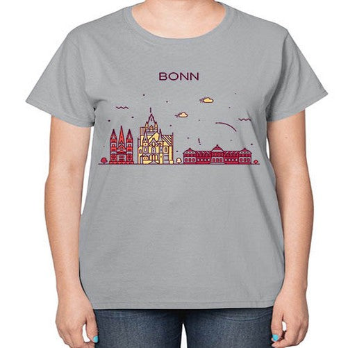 Bonn 474# - cities-  Ladies T-Shirt