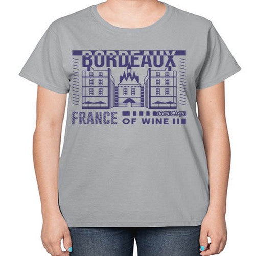 Bordeaux 475# - cities-  Ladies T-Shirt