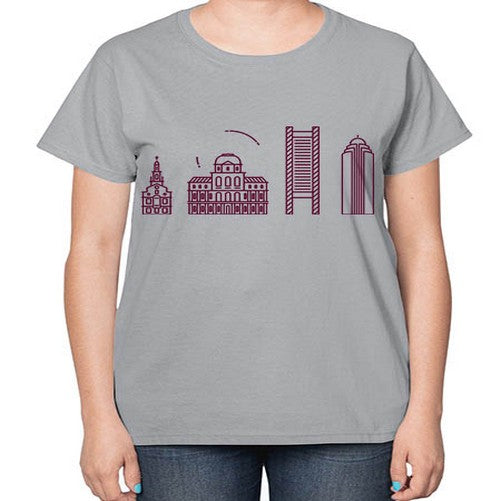 Boston 479# - cities-  Ladies T-Shirt
