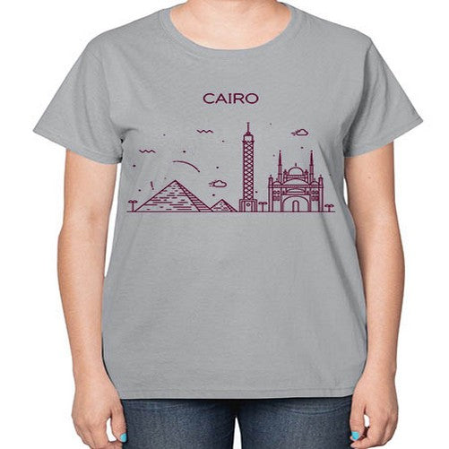 Cairo 526# - cities-  Ladies T-Shirt